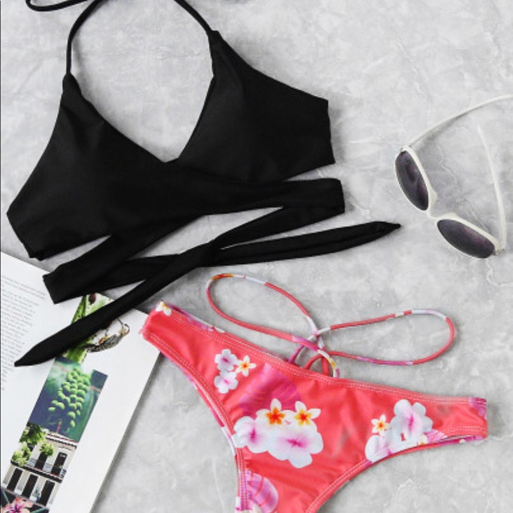 Floral Bathing suit bottoms